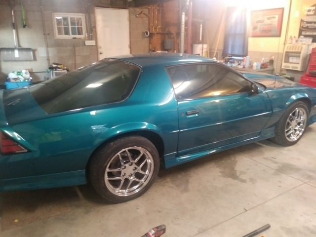 1991 Teal Chevrolet Camaro Coupe