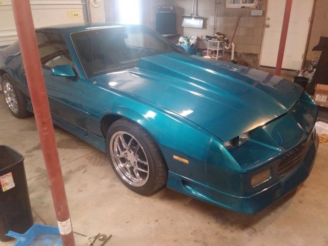 1991 Teal Chevrolet Camaro Coupe