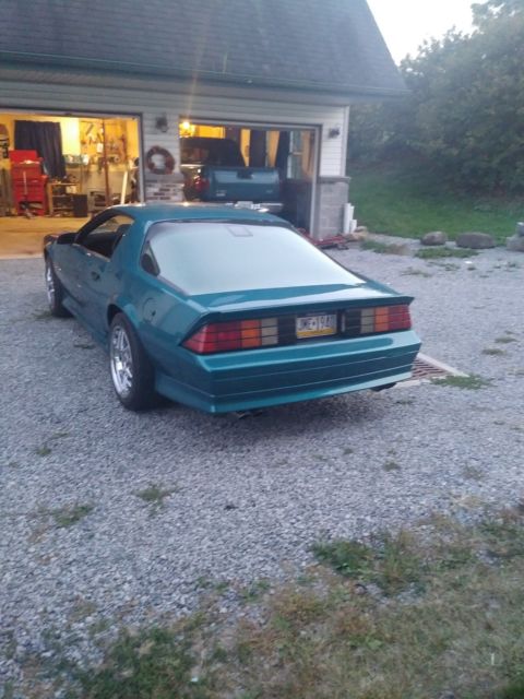 1991 Teal Chevrolet Camaro Coupe