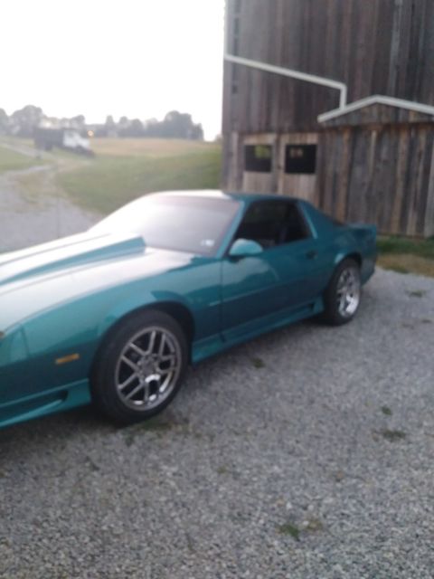 1991 Teal Chevrolet Camaro Coupe