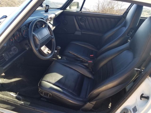 1991 White Porsche 911 Coupe