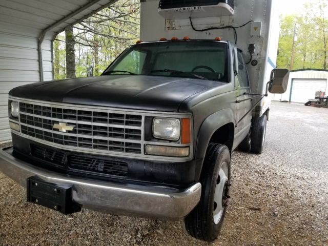 1991 Black Chevrolet C3500HD Cab & Chassis