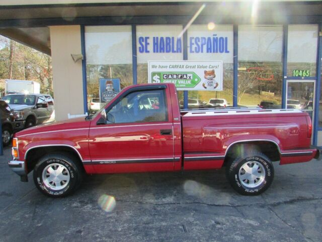 1991 Red Chevrolet C/K Pickup 1500 Standard Cab Pickup