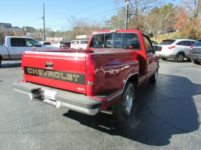 1991 Red Chevrolet C/K Pickup 1500 Standard Cab Pickup