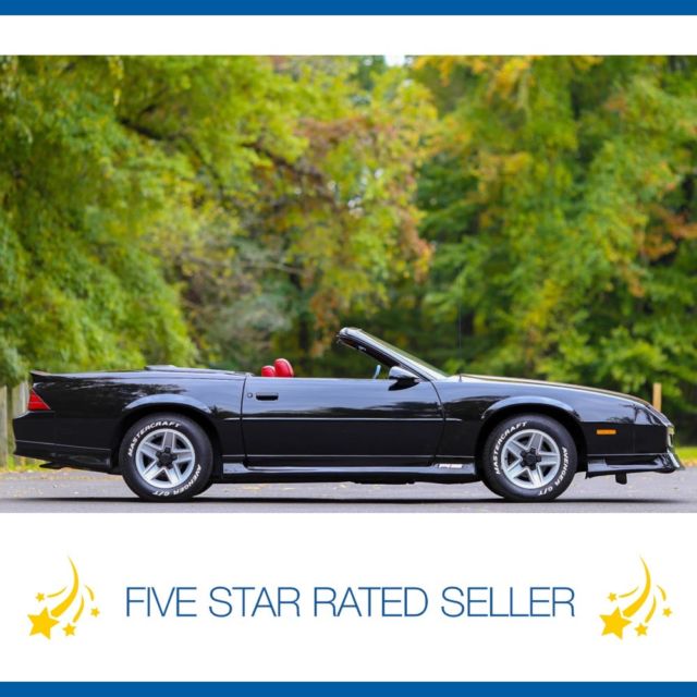 1991 Black Chevrolet Camaro Convertible