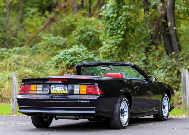 1991 Black Chevrolet Camaro Convertible