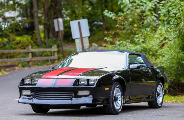 1991 Black Chevrolet Camaro Convertible