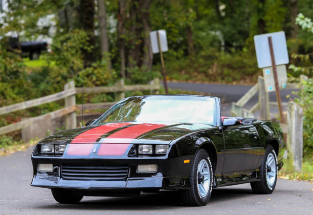 1991 Black Chevrolet Camaro Convertible