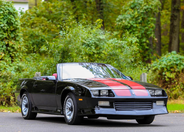 1991 Black Chevrolet Camaro Convertible