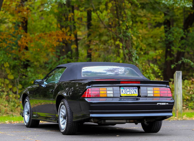 1991 Black Chevrolet Camaro Convertible