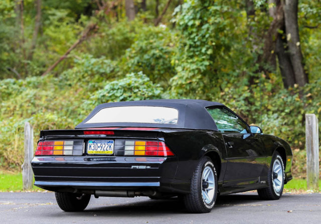 1991 Black Chevrolet Camaro Convertible
