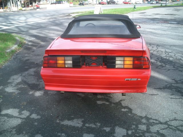 1991 Red Chevrolet Camaro Convertible