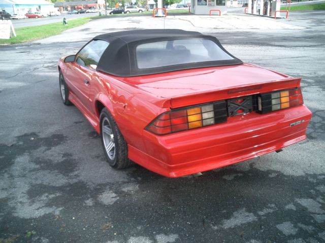 1991 Red Chevrolet Camaro Convertible
