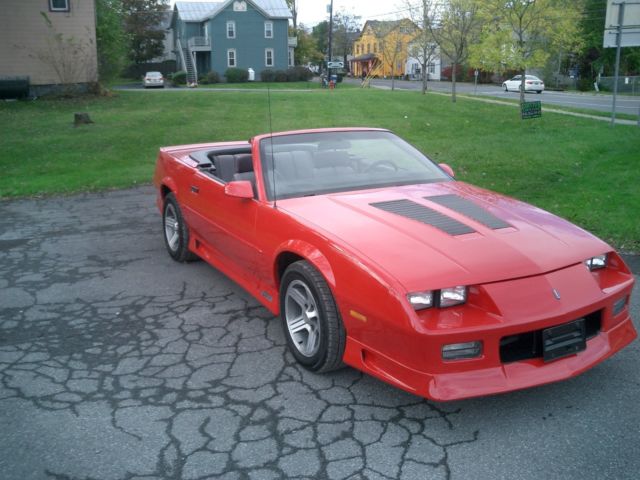 1991 Red Chevrolet Camaro Convertible