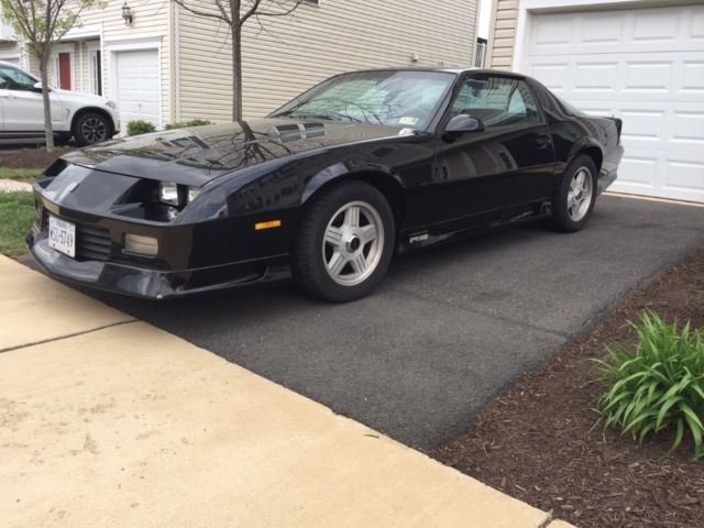 1991 Black Chevrolet Camaro Coupe
