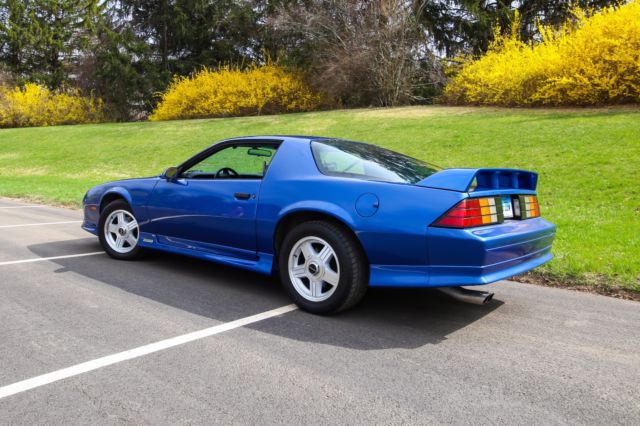 1991 Blue Chevrolet Camaro Coupe