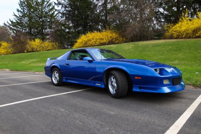 1991 Blue Chevrolet Camaro Coupe
