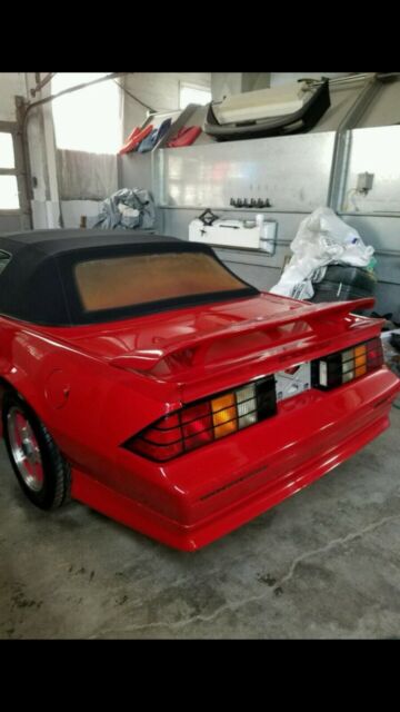 1991 Red Chevrolet Camaro Convertible