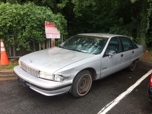 1991 Silver Chevrolet Capriceold Sedan