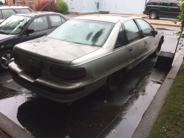 1991 Silver Chevrolet Capriceold Sedan