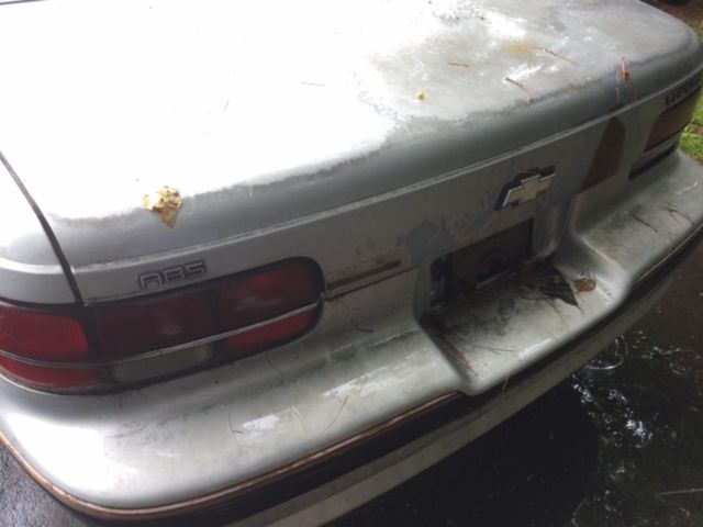 1991 Silver Chevrolet Capriceold Sedan