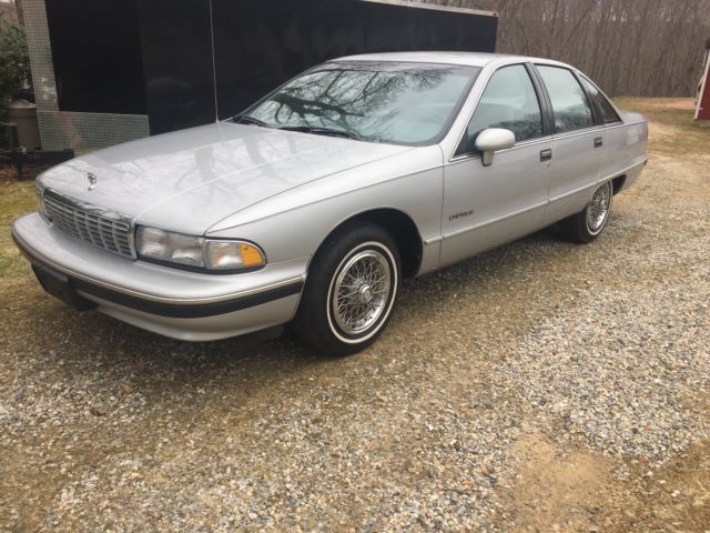 1991 Silver Chevrolet Capriceold Sedan