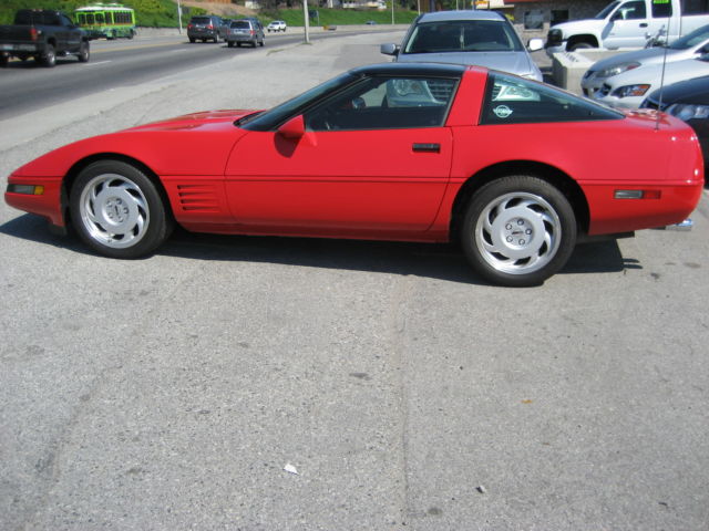 1991 Red Chevrolet Corvette