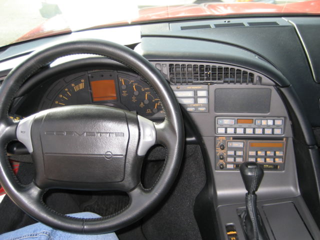 1991 Red Chevrolet Corvette