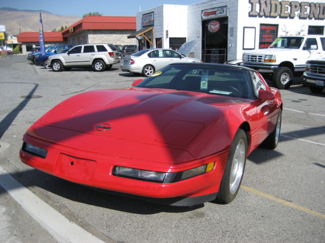 1991 Red Chevrolet Corvette