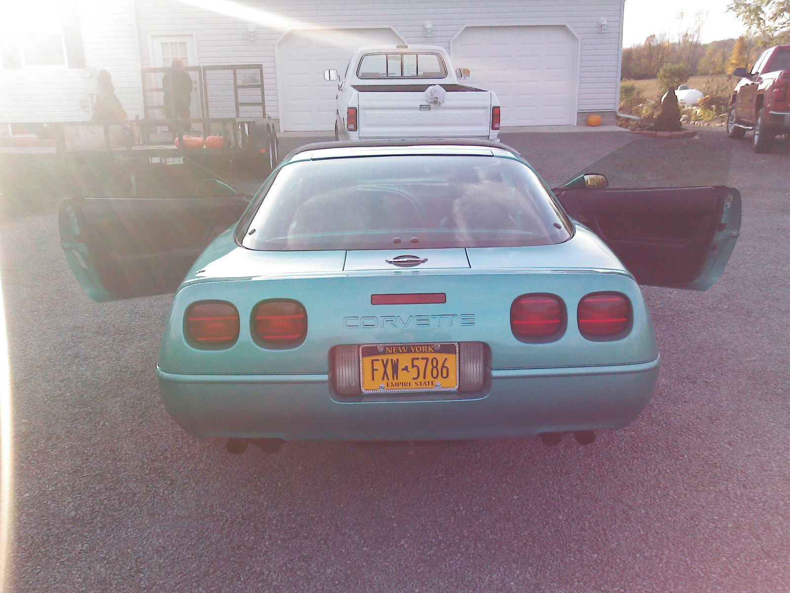 1991 Red Chevrolet Corvette Coupe
