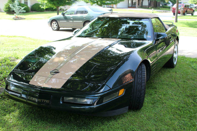 1991 Dark Polo Green Chevrolet Corvette Convertible