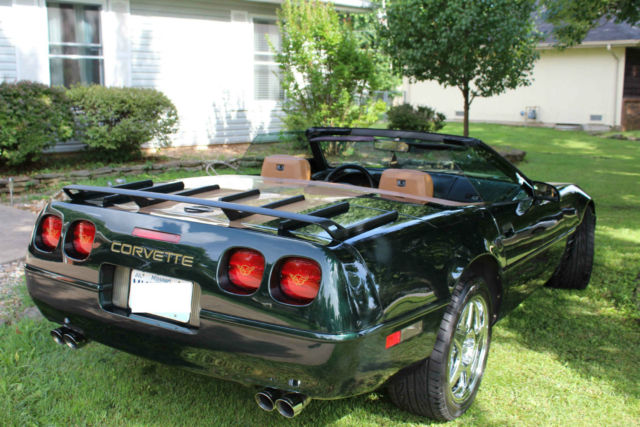 1991 Dark Polo Green Chevrolet Corvette Convertible