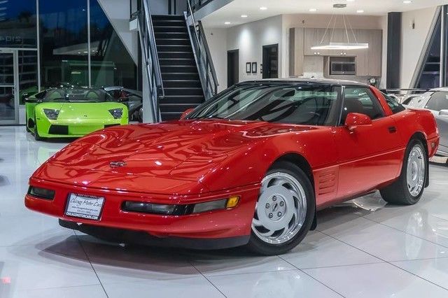 1991 Red Chevrolet Corvette Coupe