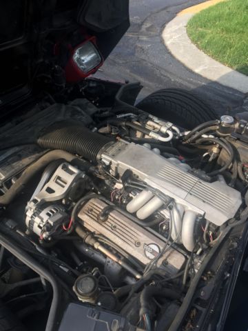 1991 Red Chevrolet Corvette Hatchback