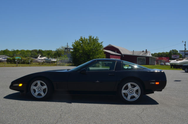 1991 Black Chevrolet Corvette Coupe