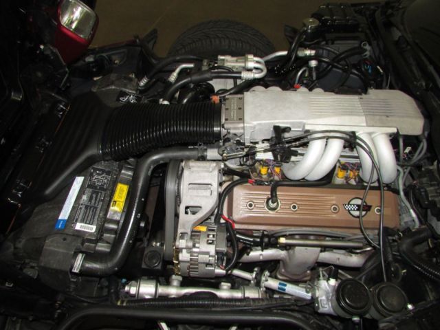 1991 Red Chevrolet Corvette --