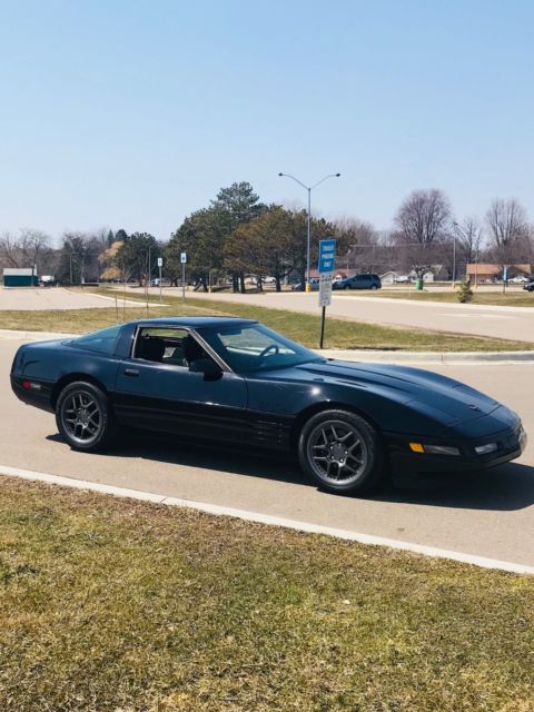 1991 Black Chevrolet Corvette Coupe