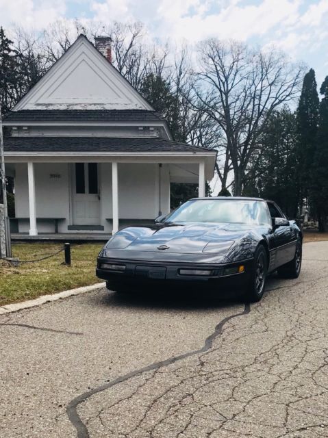1991 Black Chevrolet Corvette Coupe