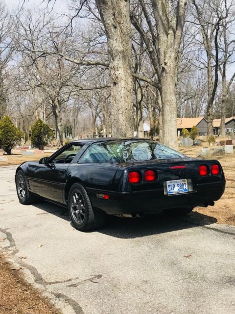 1991 Black Chevrolet Corvette Coupe