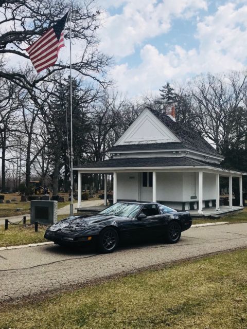 1991 Black Chevrolet Corvette Coupe