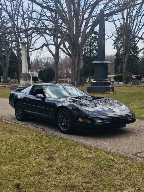 1991 Black Chevrolet Corvette Coupe