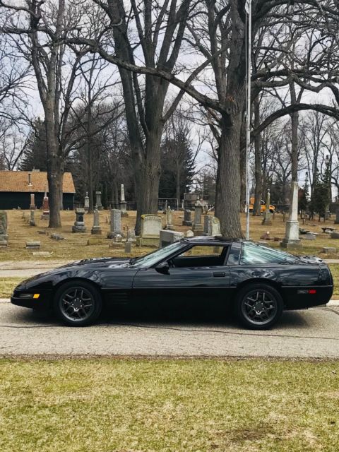 1991 Black Chevrolet Corvette Coupe
