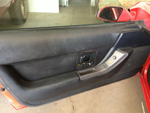 1991 red Chevrolet Corvette Hatchback