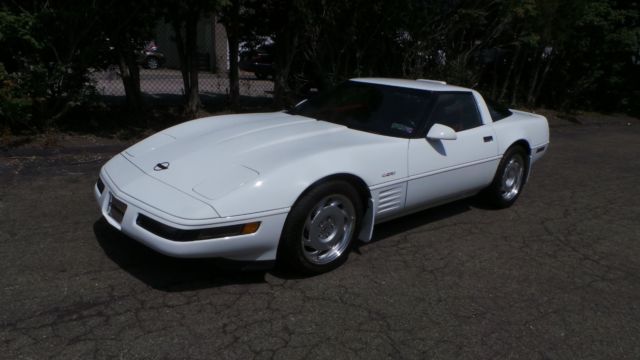 1991 White Chevrolet Corvette