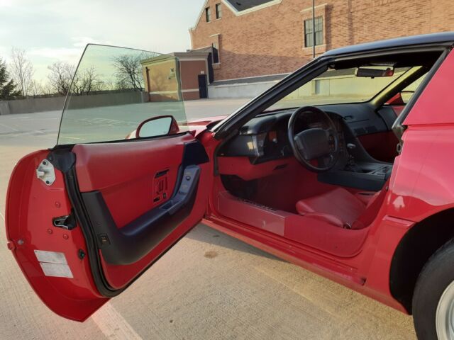 1991 Red Chevrolet Corvette