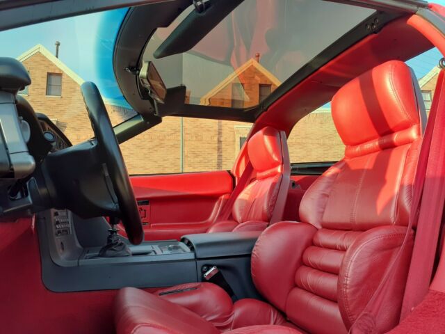 1991 Red Chevrolet Corvette