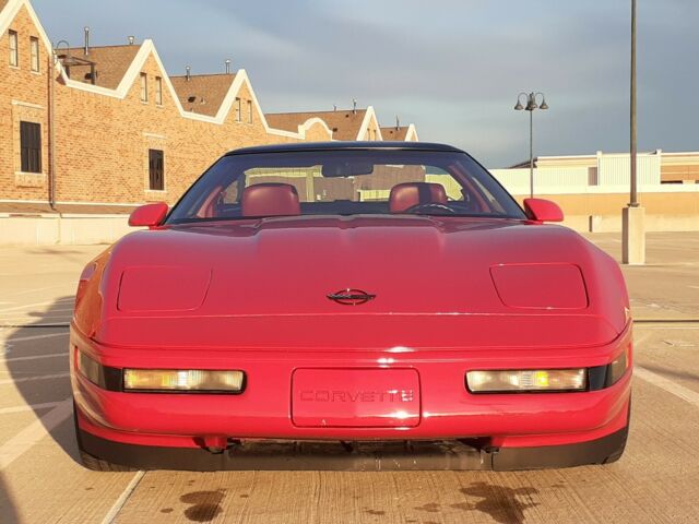 1991 Red Chevrolet Corvette