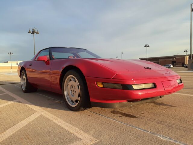 1991 Red Chevrolet Corvette