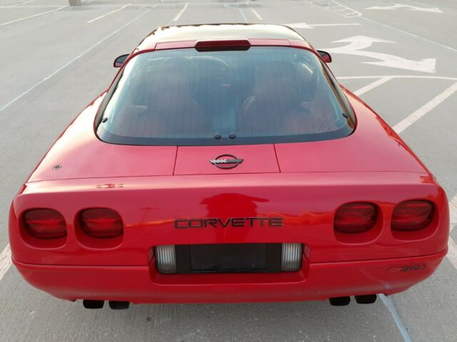 1991 Red Chevrolet Corvette