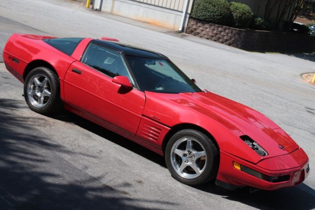1991 Red Chevrolet Corvette Coupe
